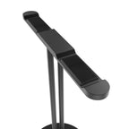 JOKItech Sturdy Soild Base Double Aluminum Headphone Stand Rack