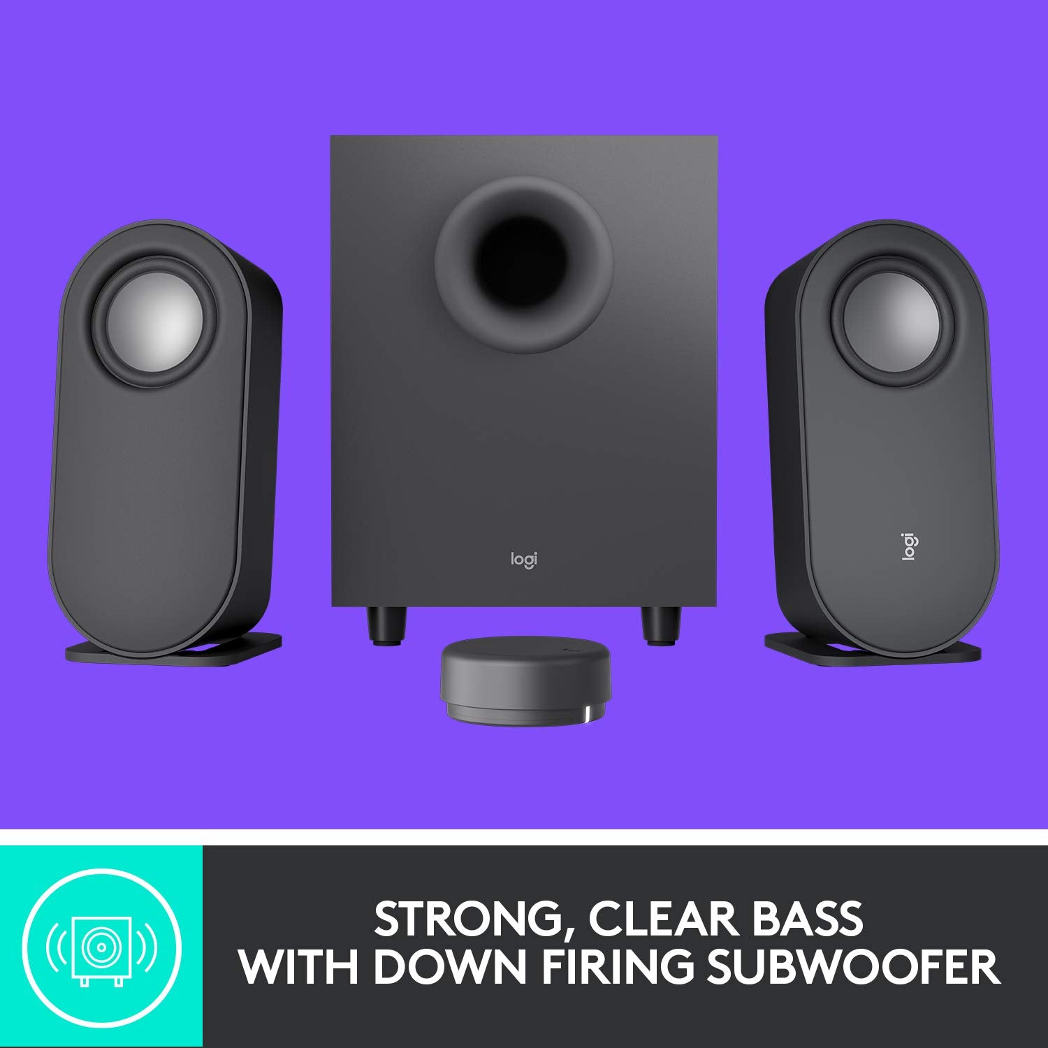Logitech Z407 Bluetooth Computer Speakers with Subwoofer