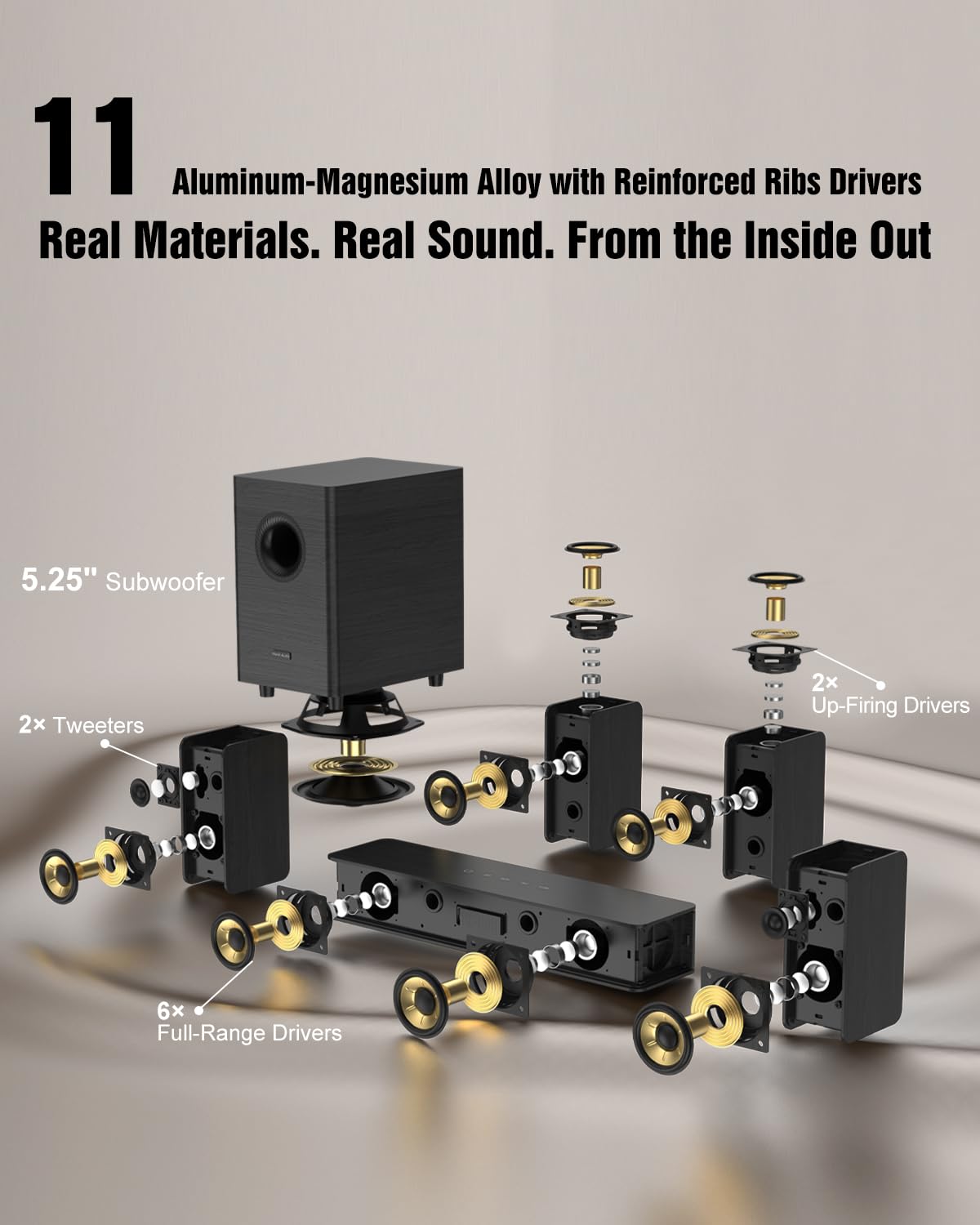 HiPulse N512 5.1.2 Surround Sound System