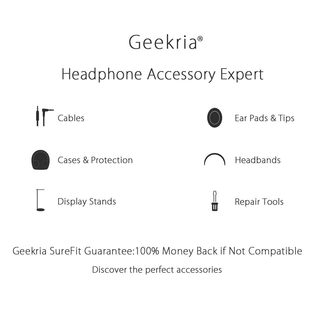 Geekria Shield Hard Case for Over-Ear Headphones