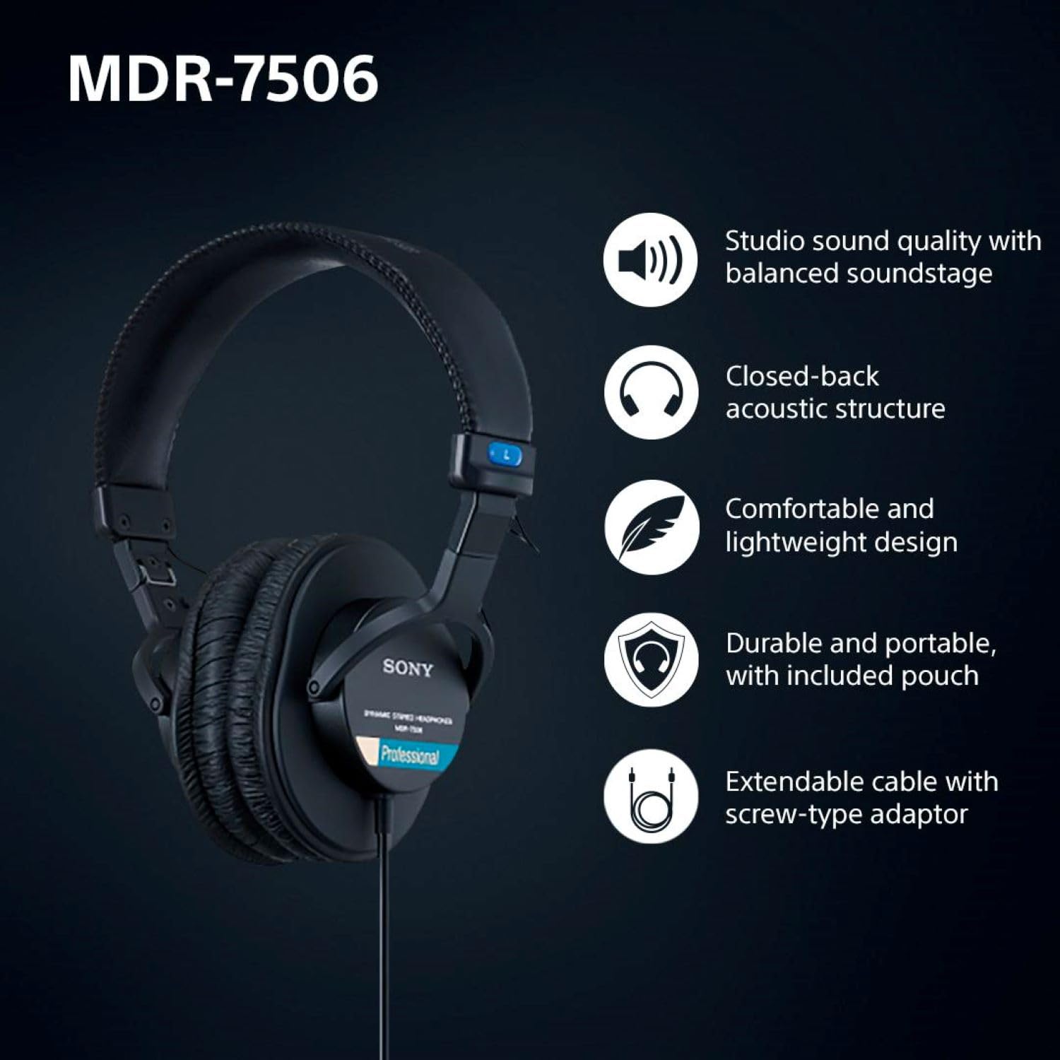 Sony MDR7506 Professional Large Diaphragm