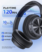 bmani Wireless Noise Cancelling Over-Ear Headphones
