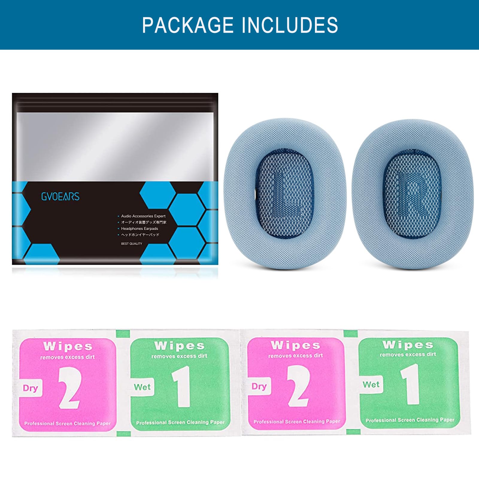 GEVO Replacement Ear Cushions for AirPods Max