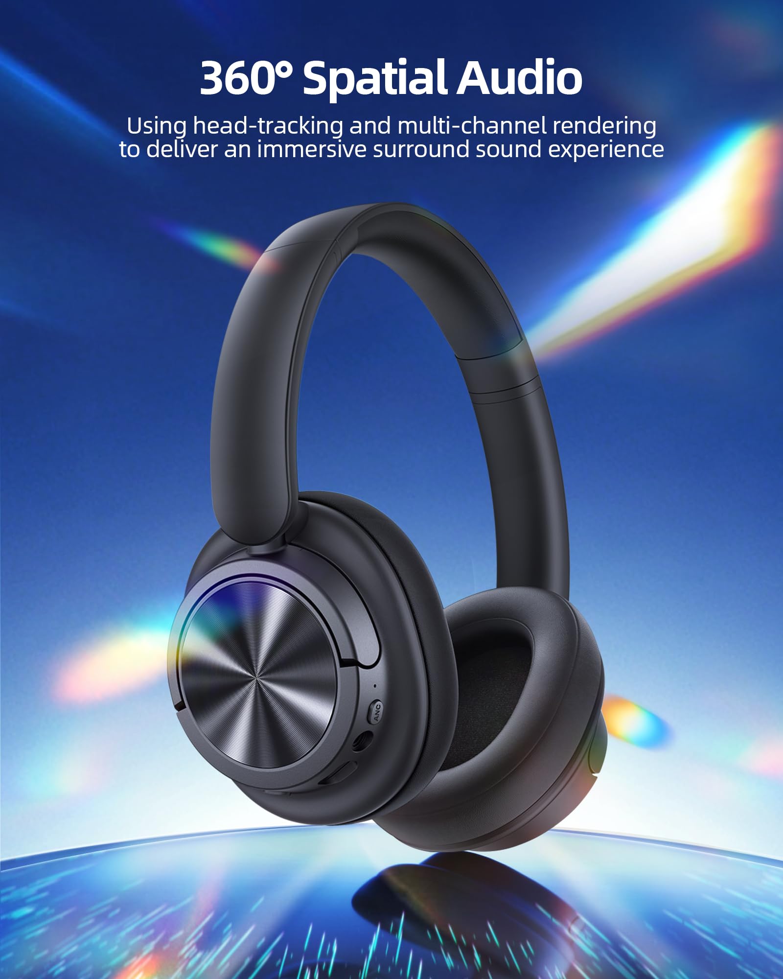 bmani Wireless Noise Cancelling Over-Ear Headphones