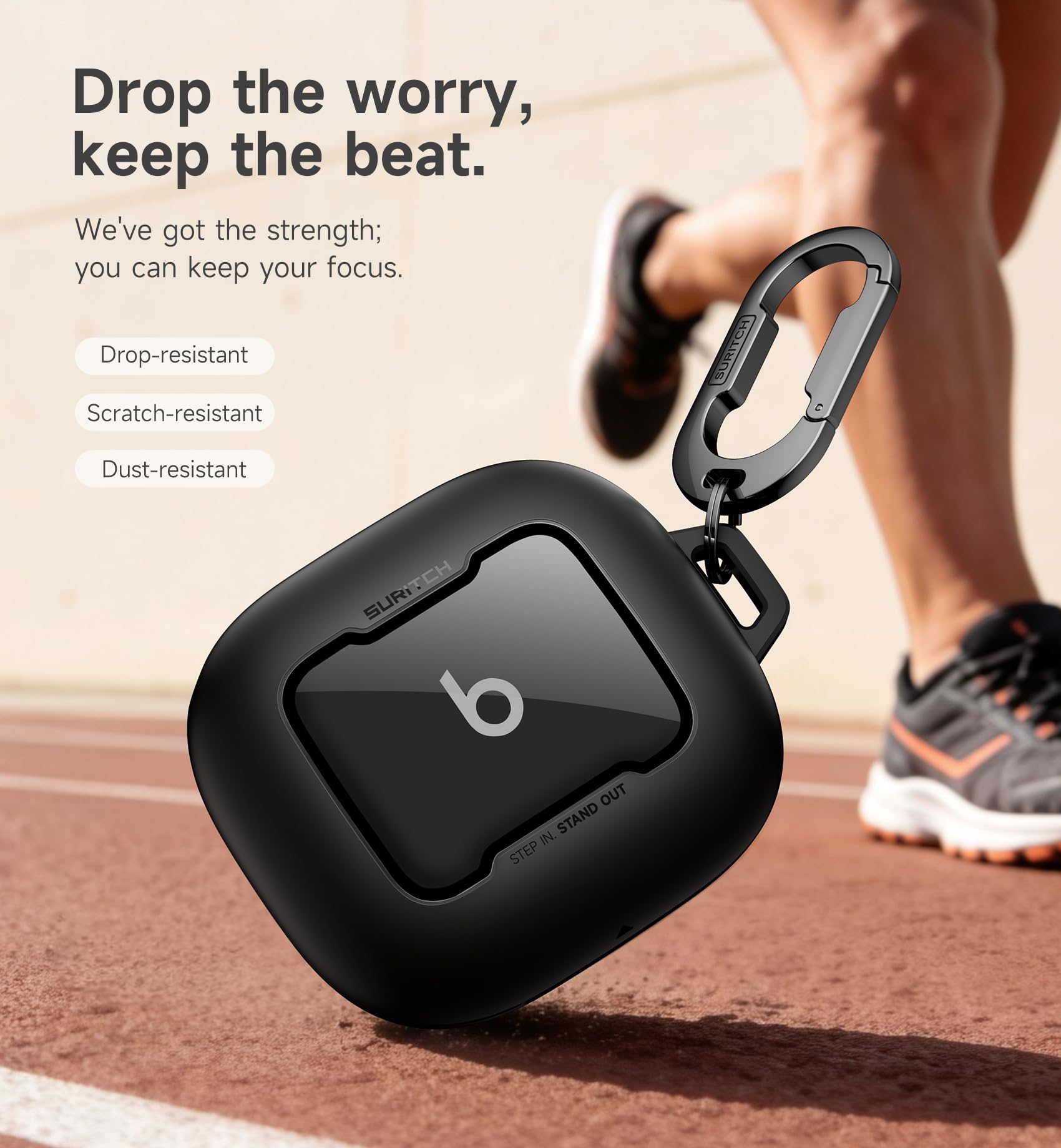 SURITCH Case for Beats Powerbeats Fit Earbuds