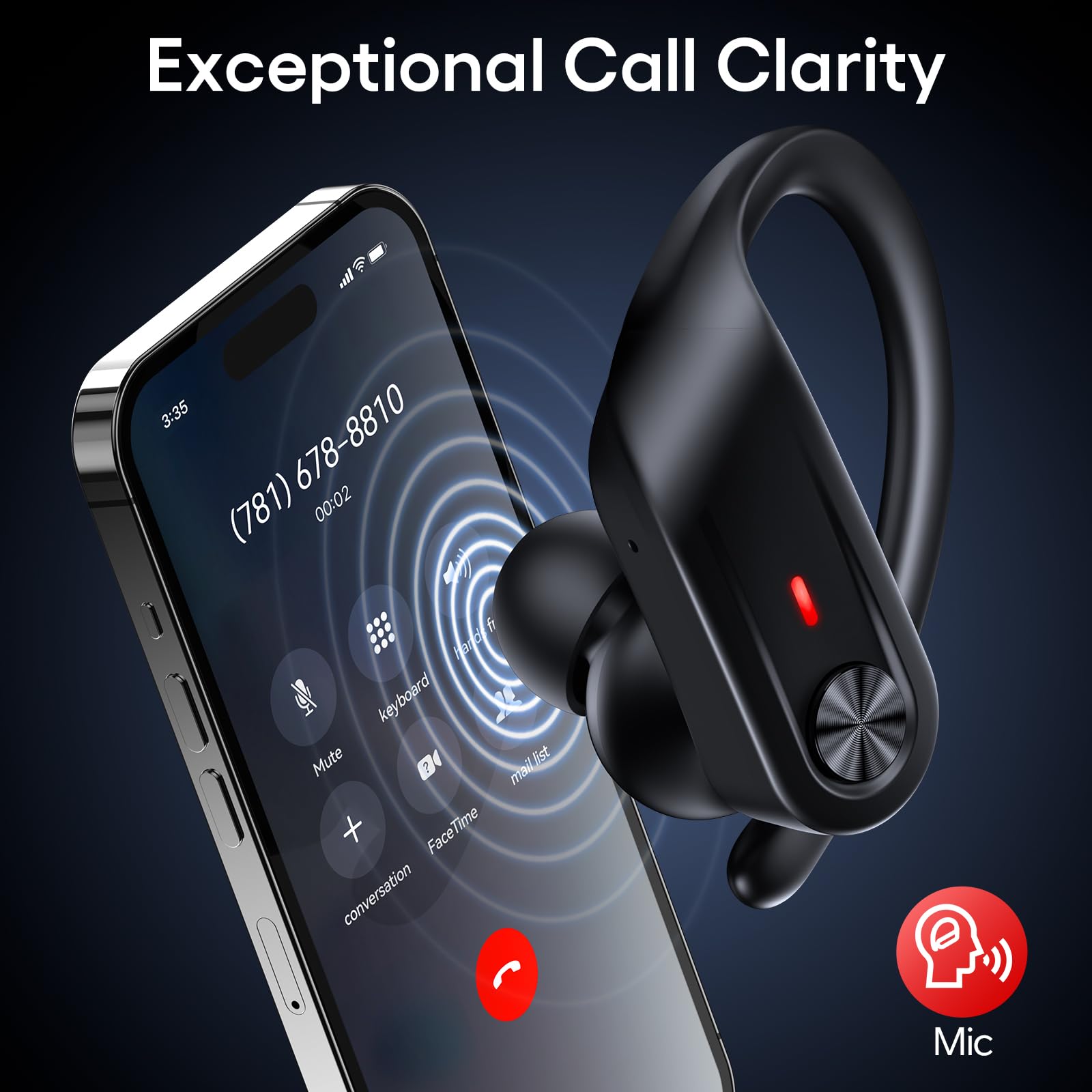 TAGRY Wireless Noise Cancelling Earbuds