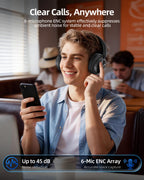 bmani Wireless Noise Cancelling Over-Ear Headphones