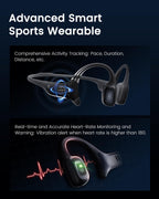 mojawa HaptiFit Terra Smart Sports Headphones Black