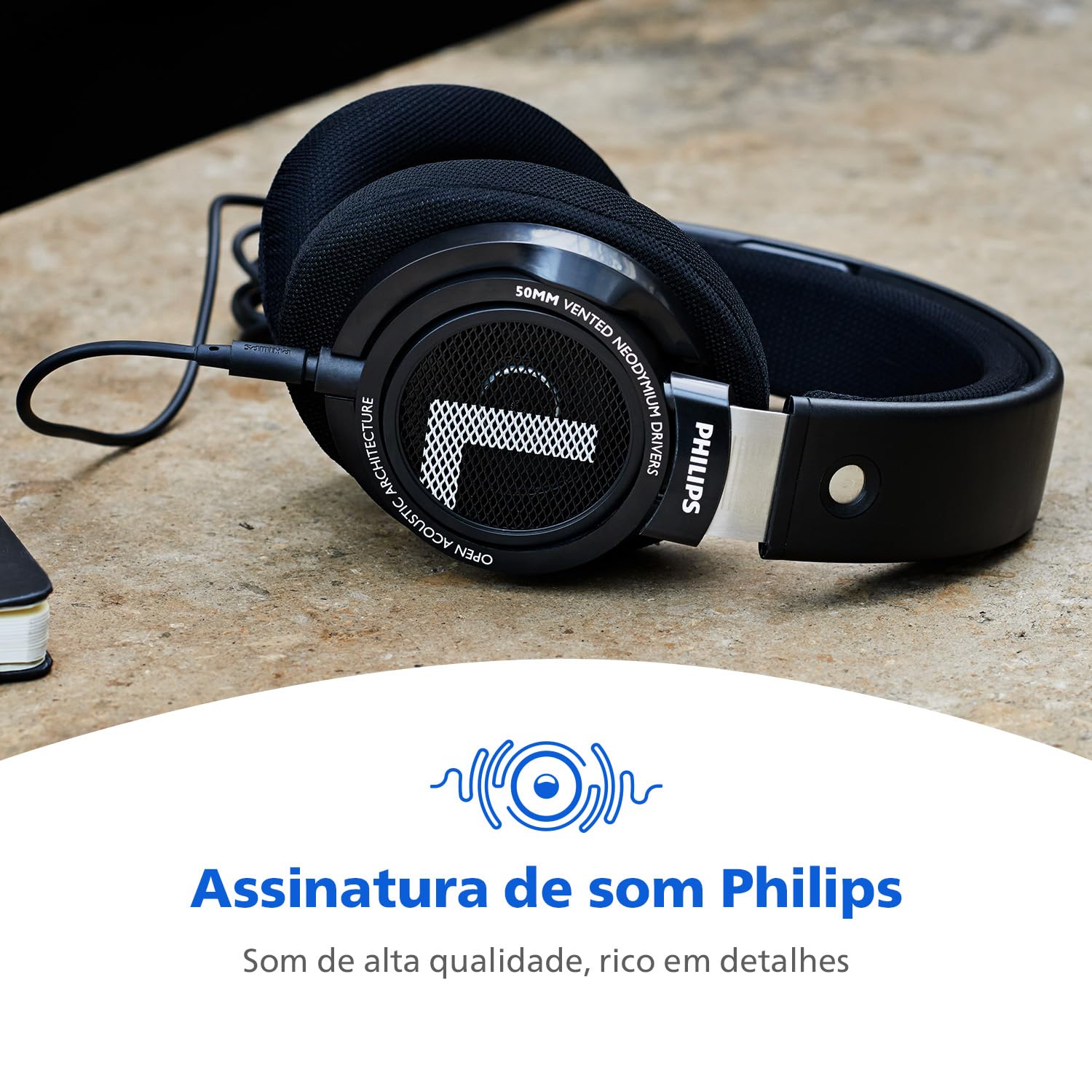 Philips Audio HiFi Precision Stereo Over-Ear Headphones