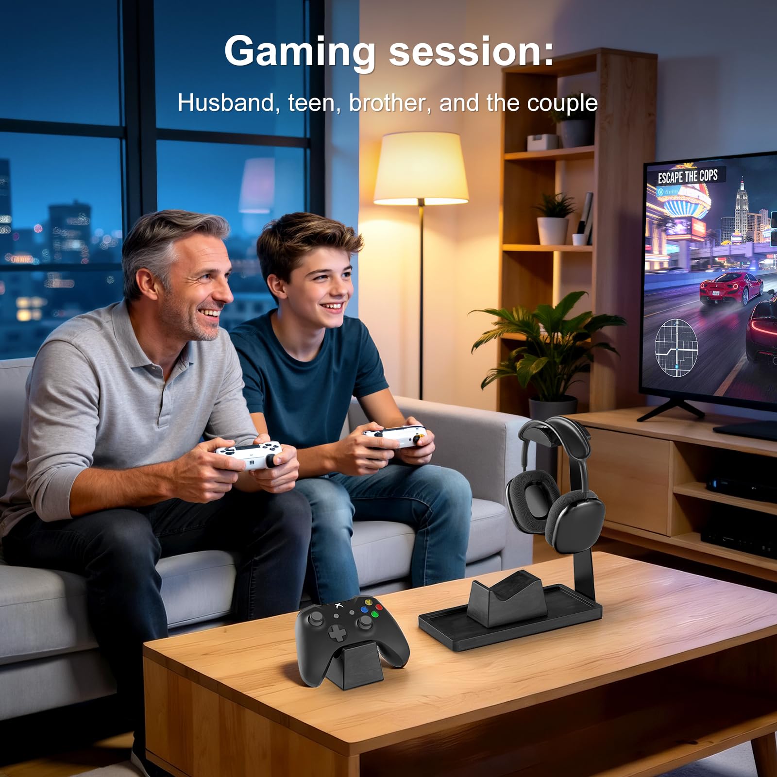 UPERGO Headset Stand with Controller Holders