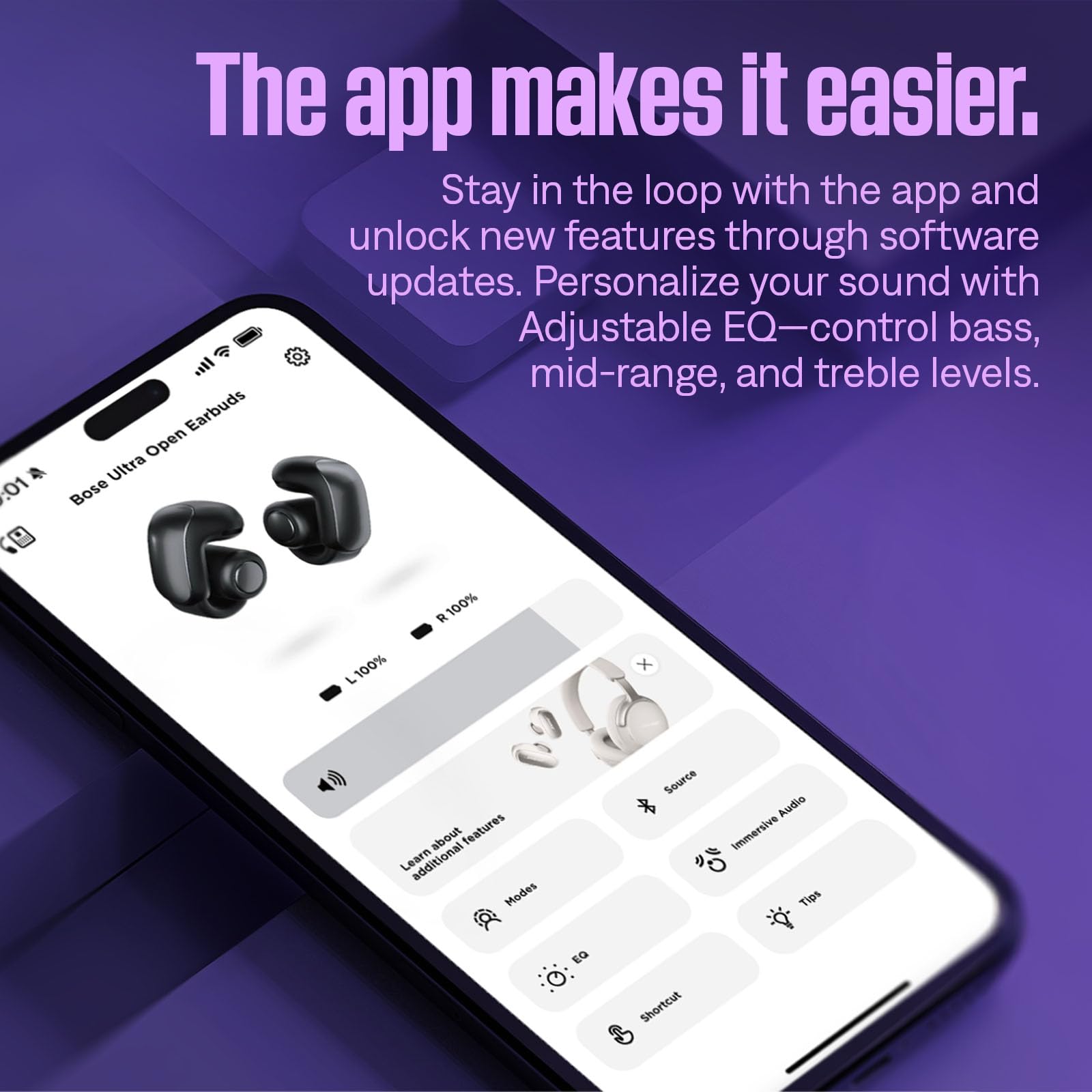Bose Ultra Open Wireless 881046 On Ear headphones