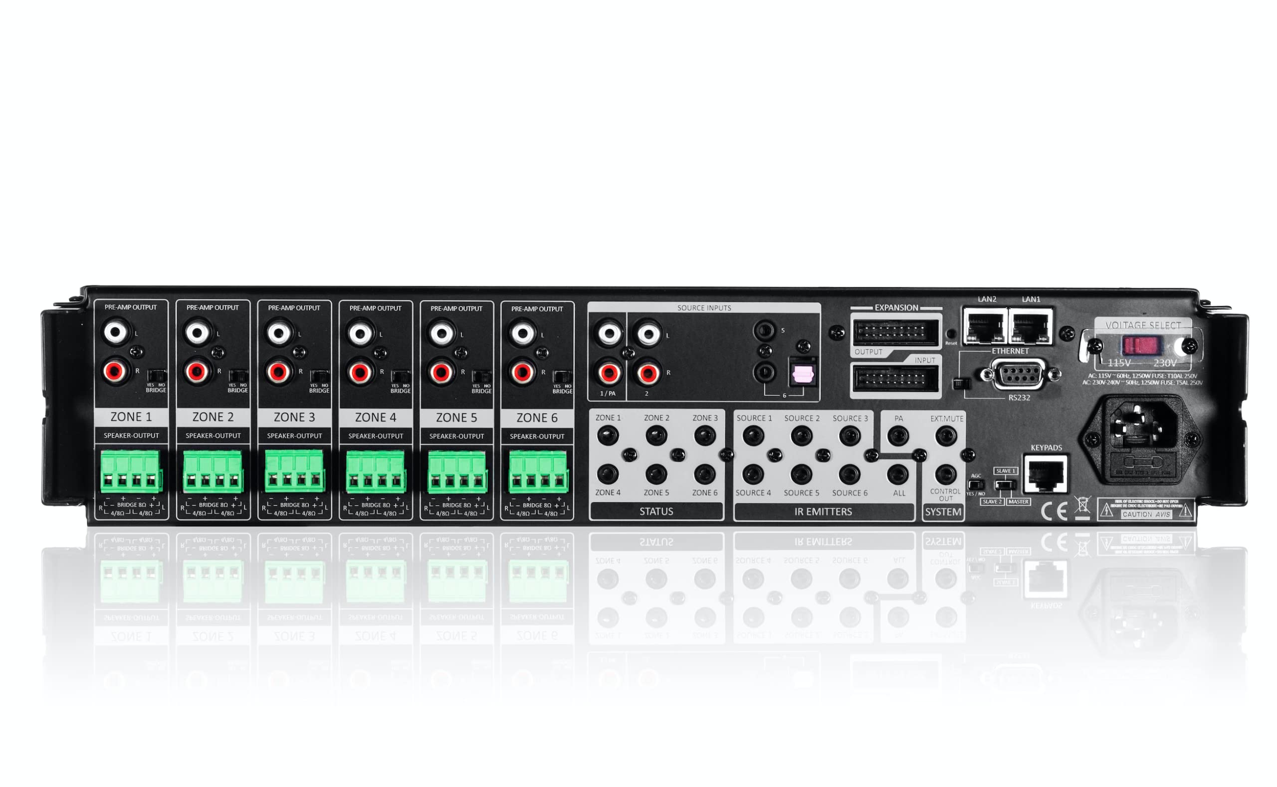 WS66i Whole-Home Audio Distribution Network Controller Matrix with Streamer & App Control