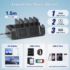 KDD 6-in-1 Charging Station with Headphone Stand