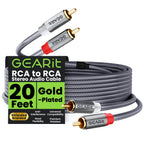 GEARit 2RCA Stereo Audio Cable 10FT