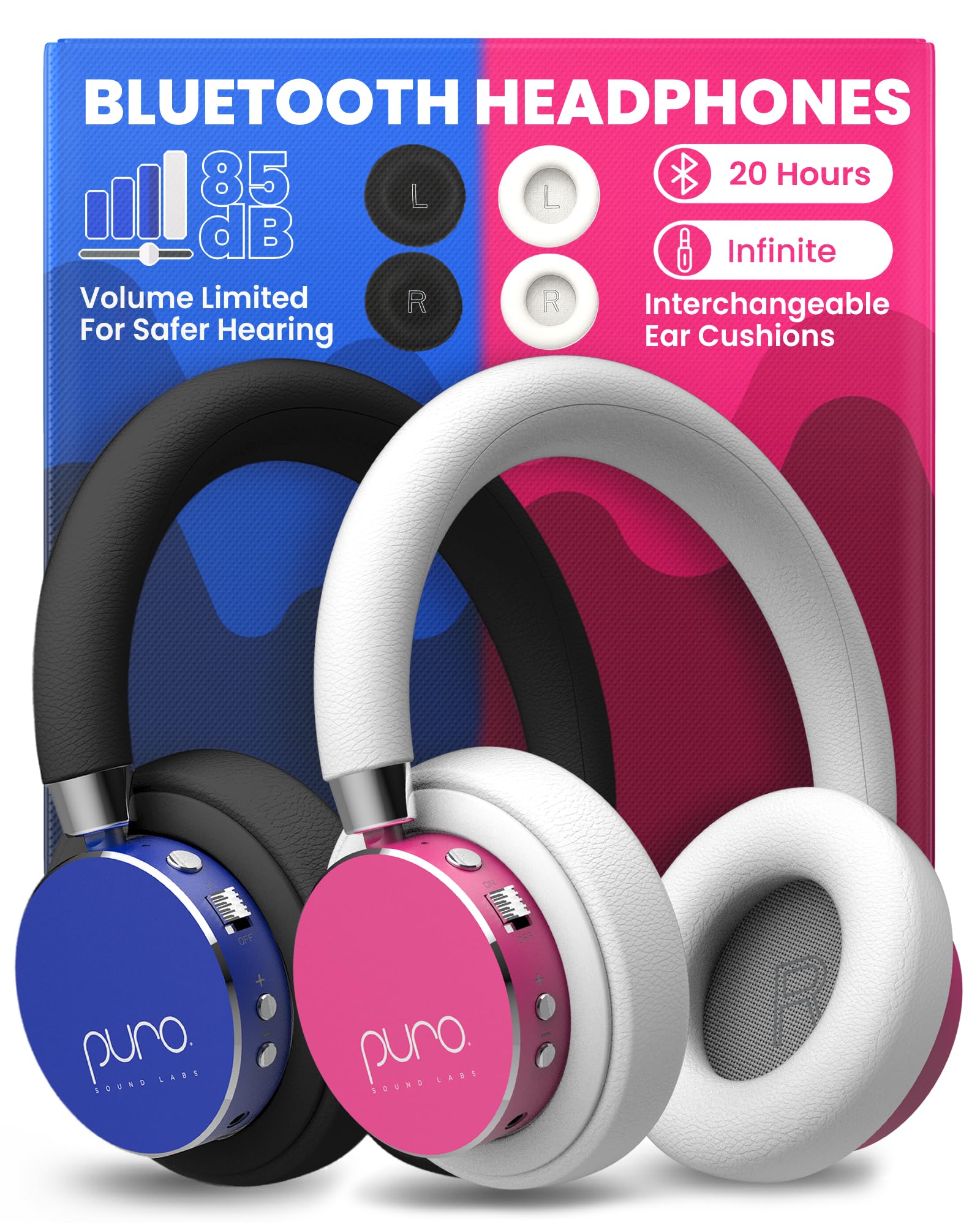 Puro Sound Labs BT2200 Plus Kids Bluetooth Headphones