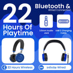 Puro Sound Labs JuniorJam Plus Kids Bluetooth Headphones