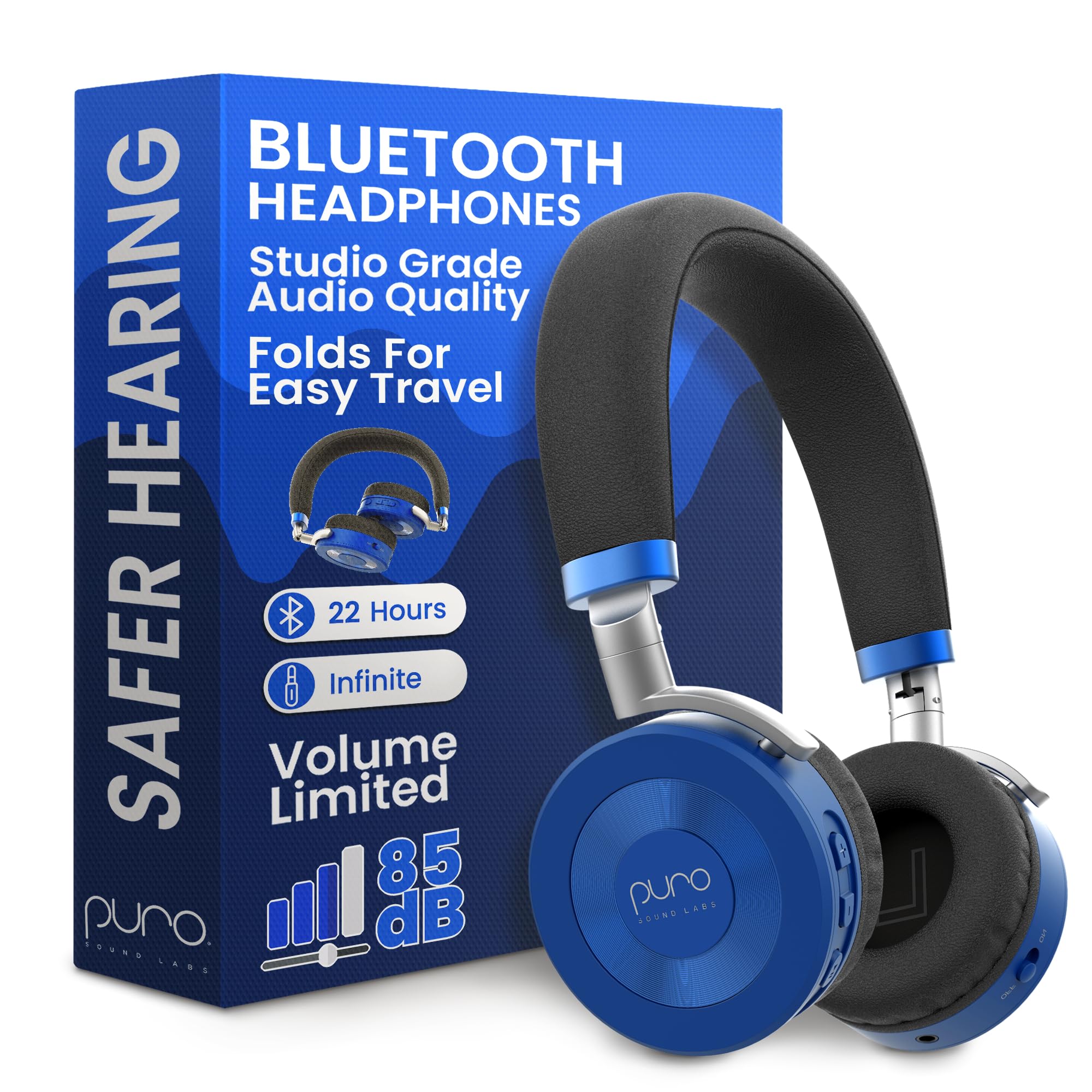 Puro Sound Labs JuniorJam Plus Kids Bluetooth Headphones