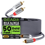 GEARit 2RCA Stereo Audio Cable 10FT