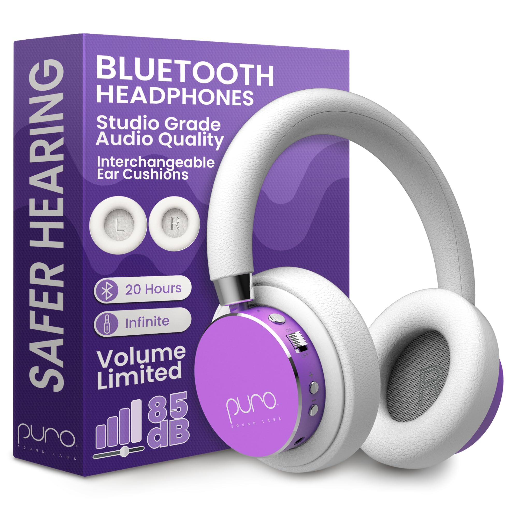 Puro Sound Labs BT2200s Plus Volume Limited Kids’ Bluetooth Headphones