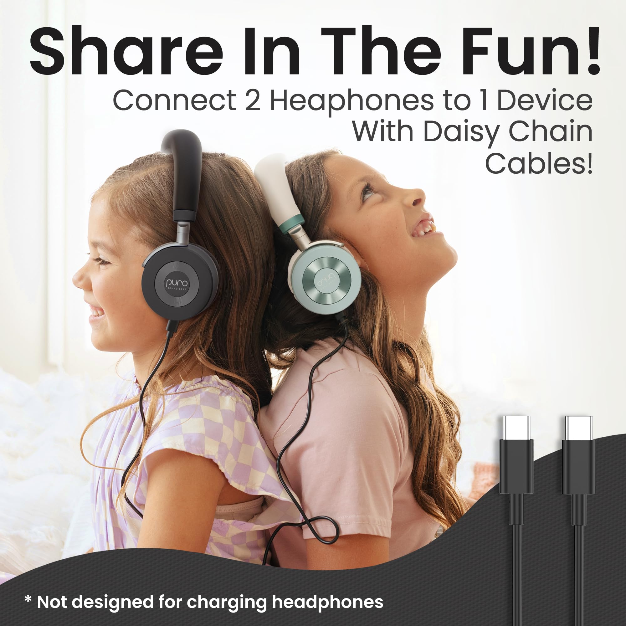 Puro Sound Labs JuniorJam Plus Kids Bluetooth Headphones