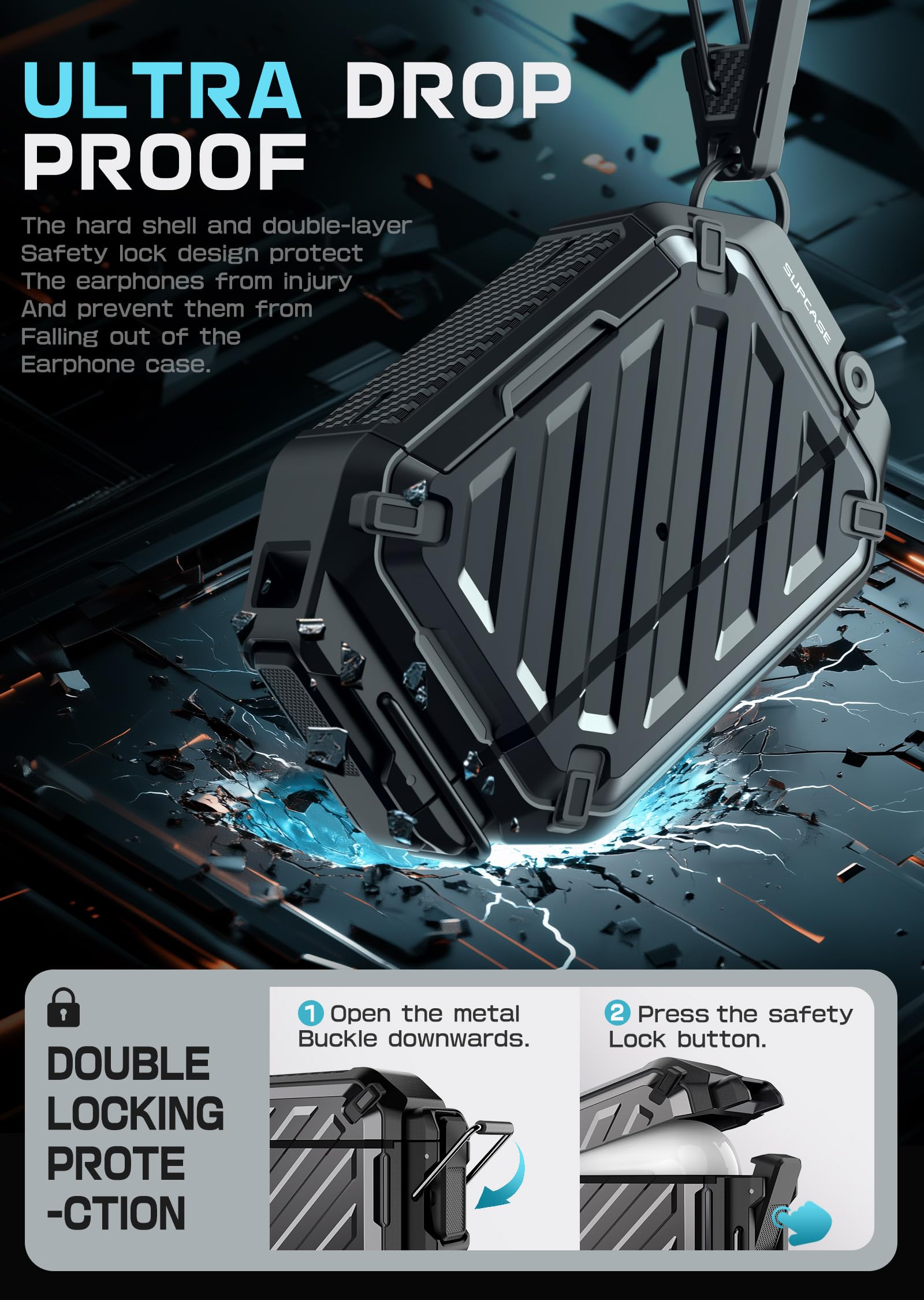SUPCASE AirPods Pro 3 Waterproof Protective Case