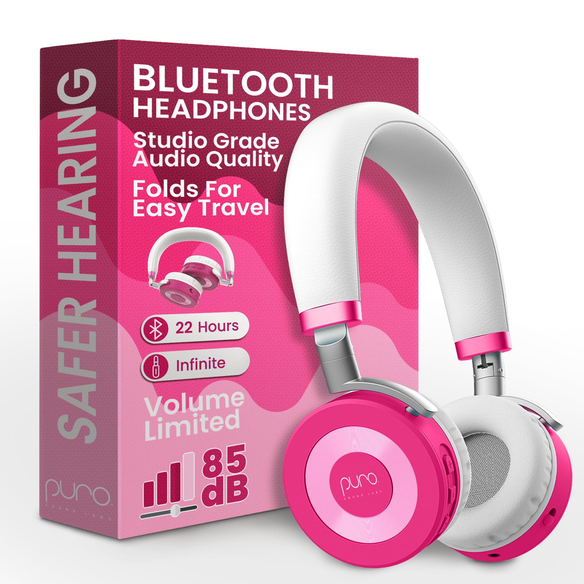 Puro Sound Labs JuniorJam Plus Kids Bluetooth Headphones
