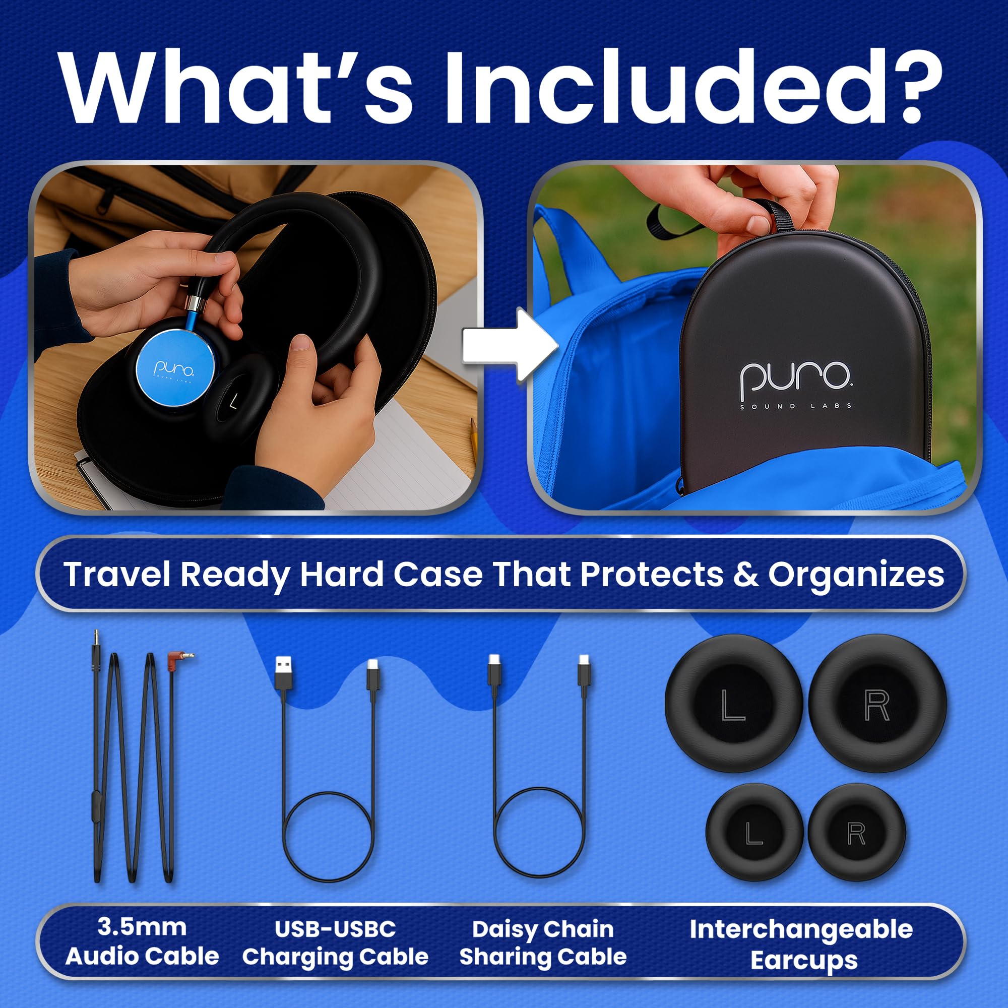 Puro Sound Labs BT2200 Plus Kids Bluetooth Headphones