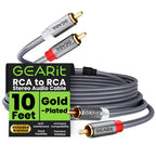 GEARit 2RCA Stereo Audio Cable 10FT
