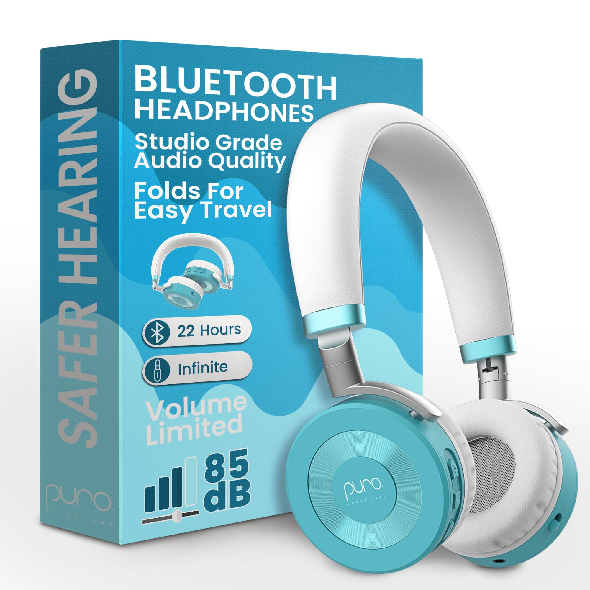 Puro Sound Labs JuniorJam Plus Kids Bluetooth Headphones